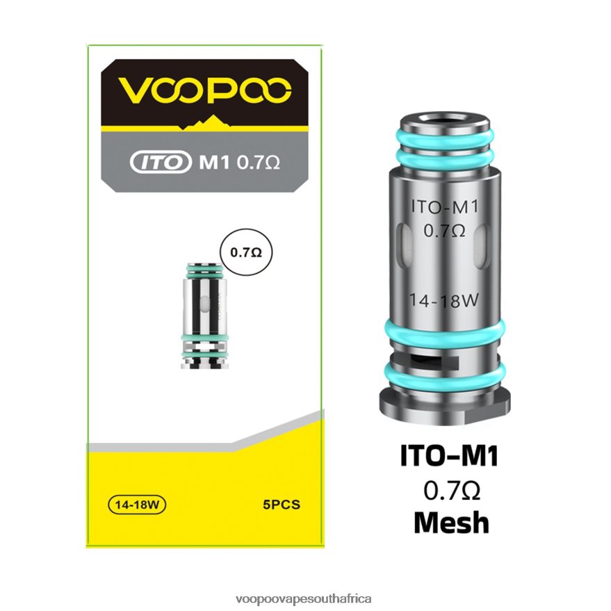 VOOPOO ITO Coils (5Pcs) 8H4DNL612 ITO-M1 VOOPOO south africa