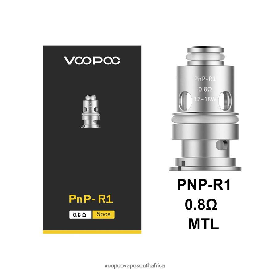 VOOPOO PNP Coils (5Pcs) 8H4DNL590 PnP-R1 VOOPOO drag south africa