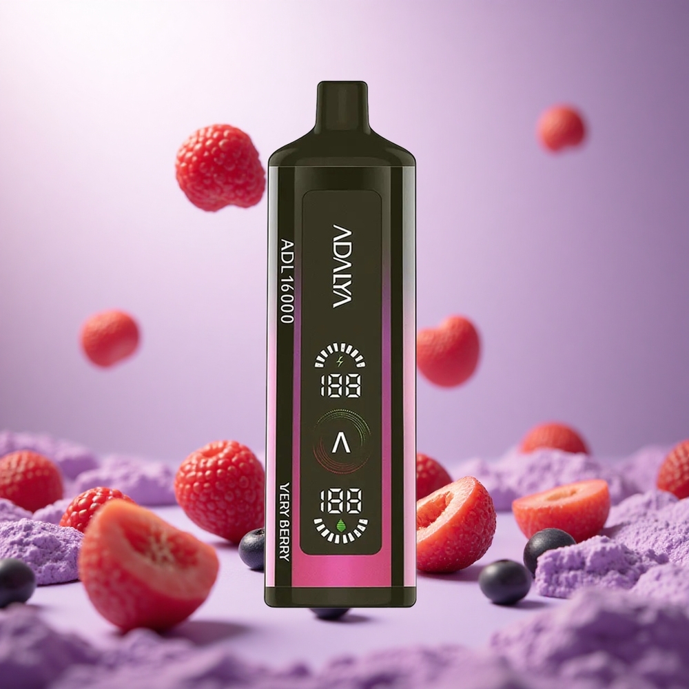 Very Berry Adalya ADL 16000 PRO Puffs Digital Screen Disposable Vape vape suppliers South Africa