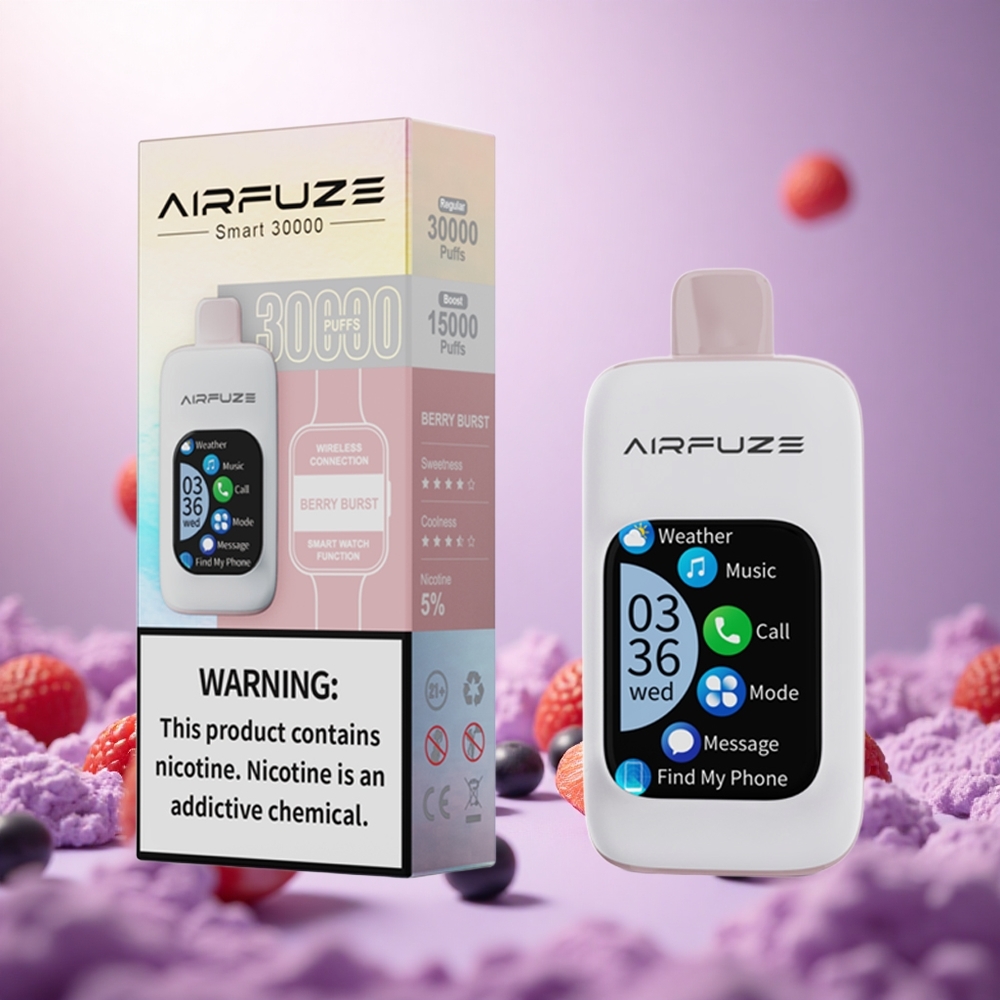 Berry Burst AirFuze Smart 30000 Puffs 5% Nicotine vape suppliers South Africa