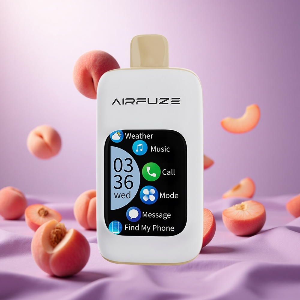 Juicy Peach AirFuze Smart 30000 Puffs Type-C 900mAh vape suppliers South Africa
