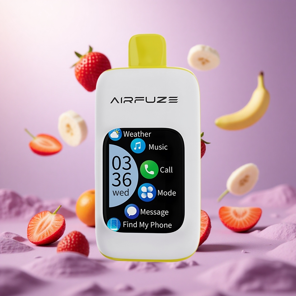 Strawberry Banana AirFuze Smart 30000 Puffs Disposable Vape with 900mAh Battery vape suppliers South Africa