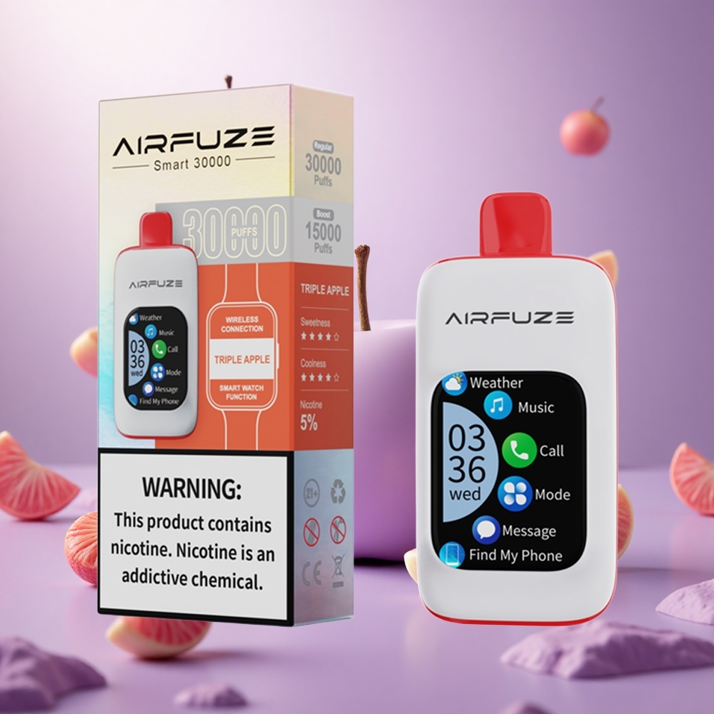 Triple Apple AirFuze Smart 30000 Puffs 5% Nicotine vape suppliers South Africa