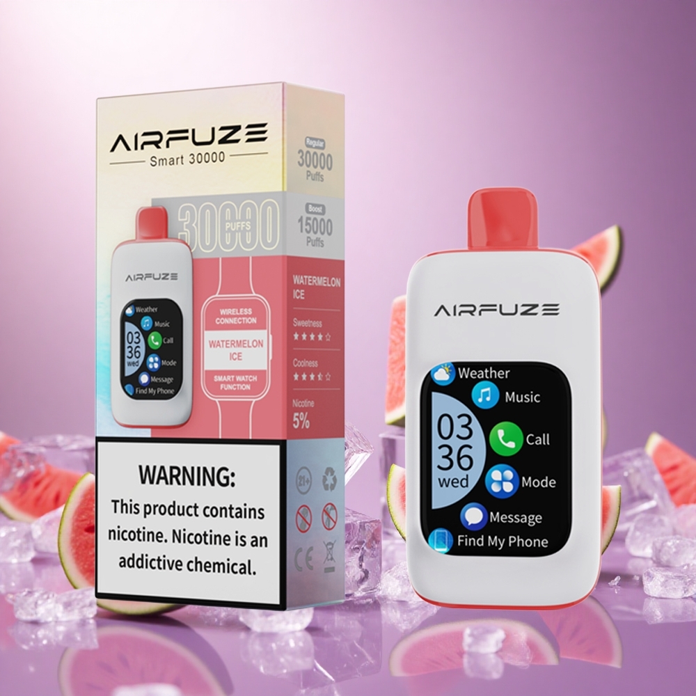 Watermelon Ice AirFuze Smart 30000 Puffs Disposable Vape with 900mAh Battery vape suppliers South Africa