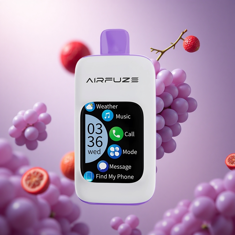 Grape Burst AirFuze Smart Pro 40000 Puffs Rechargeable 20ML vape suppliers South Africa