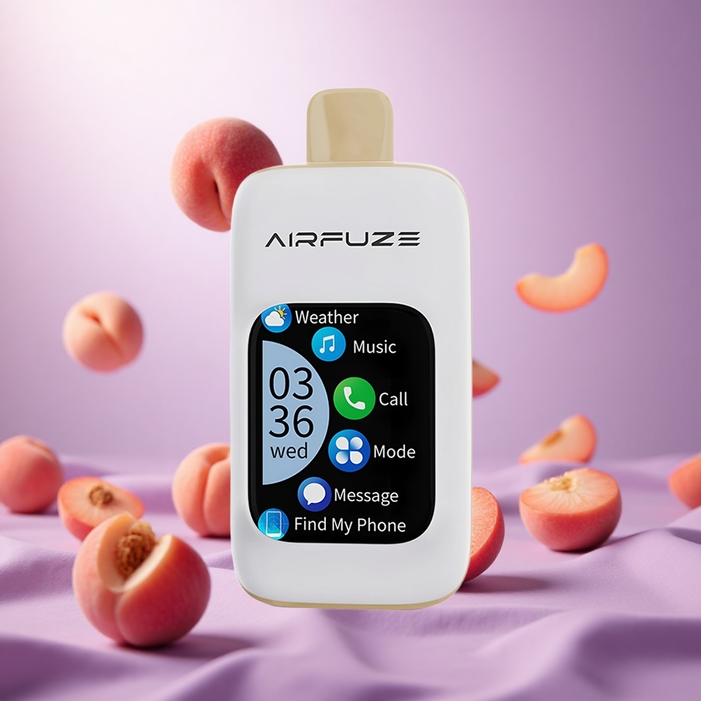 Juicy Peach Airfuze Smart Pro 40000 Puffs Rechargeable 20ML vape suppliers South Africa