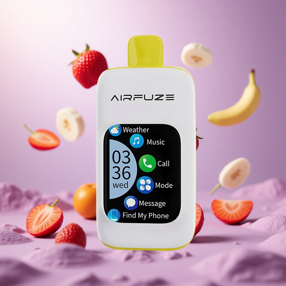 Strawberry Banana AirFuze Smart Pro 40000 Puffs Wireless Music Vape suppliers South Africa