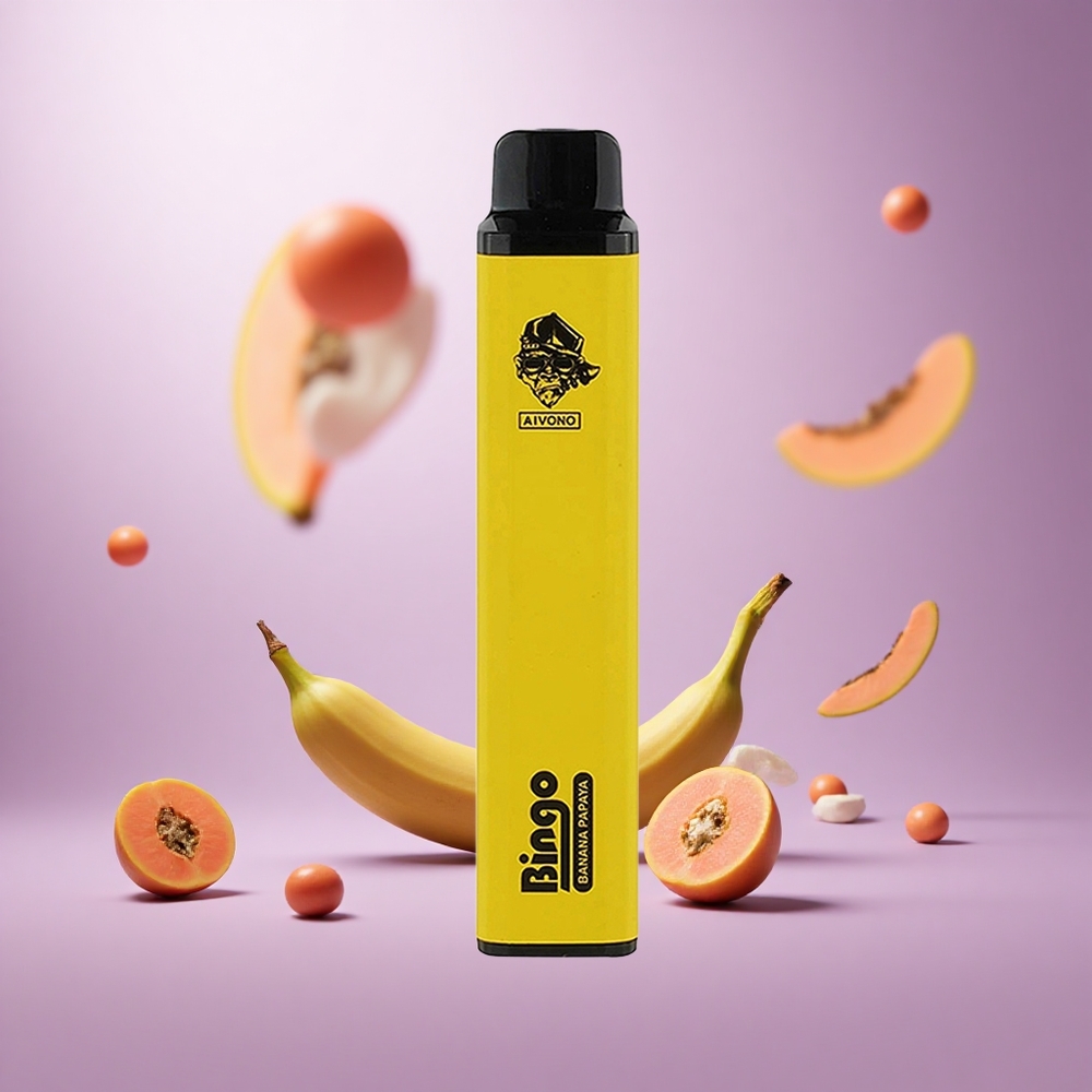 Banana Papaya Aivono Aim Bingo 4000 Puffs 10mL 1000mAh vape suppliers South Africa