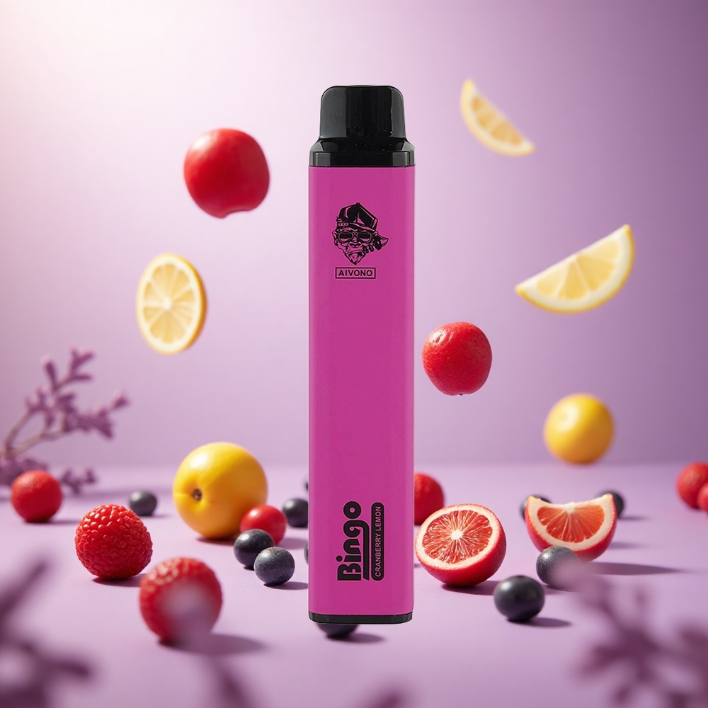 Cranberry Lemon Aivono Aim Bingo 4000 Puffs 10mL 1000mAh vape suppliers South Africa