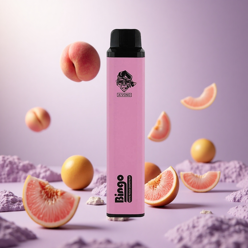 White Peach Grapefruit Aivono Aim Bingo 4000 Puffs 1000mAh 10mL vape suppliers South Africa