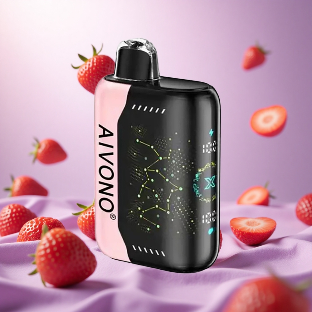 Strawberry B Pop Aivono Aim Boom 25000 Puffs 650mAh Battery vape suppliers South Africa