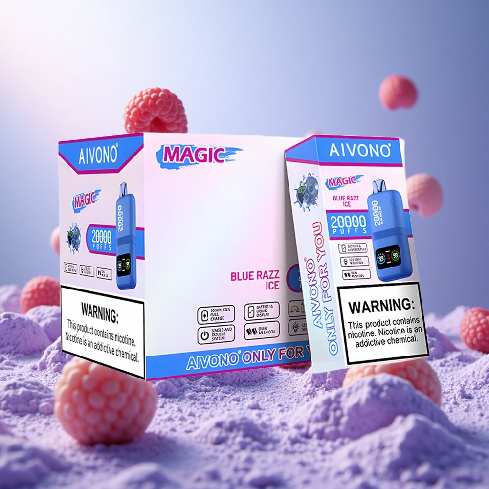 Blue Razz Ice Aivono Aim Magic 20000 Puffs Dual Mesh Coils vape suppliers South Africa