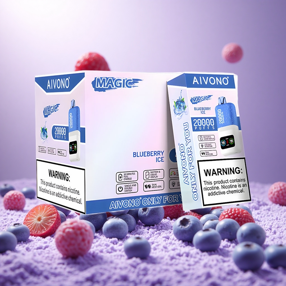 Blueberry Ice Aivono Aim Magic 20000 Puffs Dual Mesh Coils vape suppliers South Africa