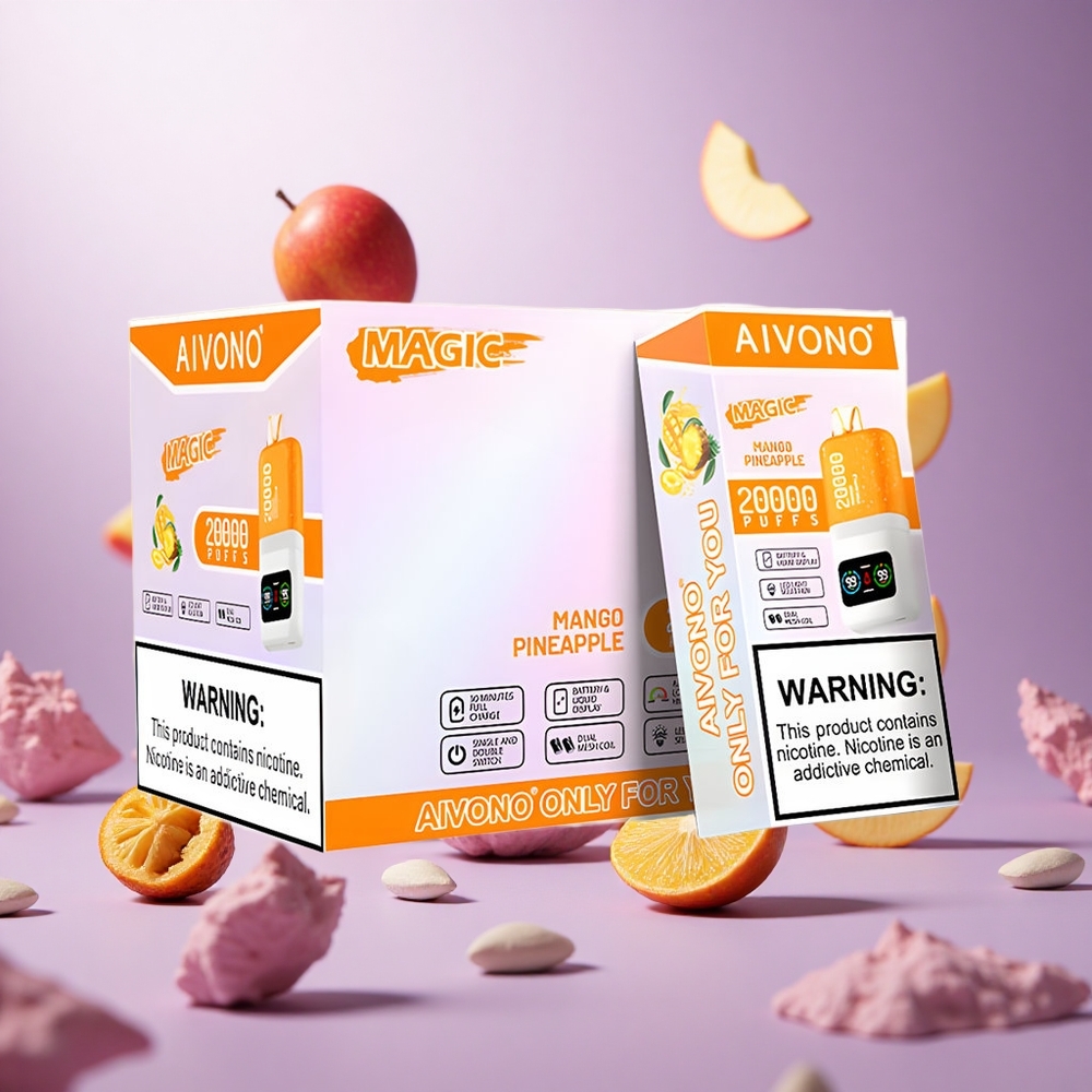 Mango Pineapple Aivono Aim Magic 20000 Puffs Dual Mesh Coils vape suppliers South Africa