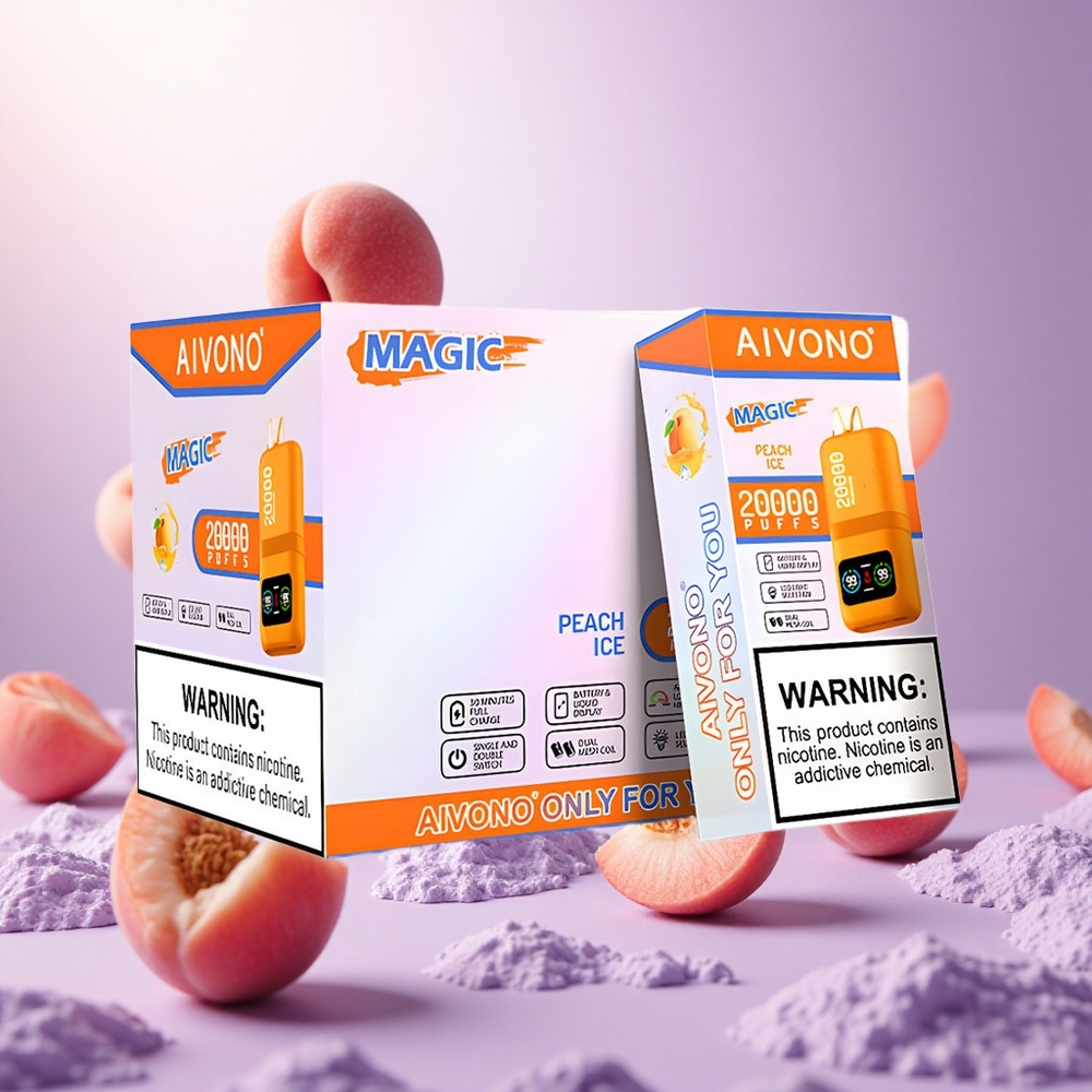 Peach Ice Aivono AIM MAGIC 20000 Puffs Dual Mesh Coils vape suppliers South Africa