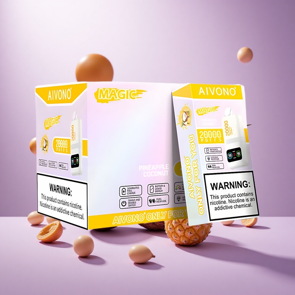 Pineapple Coconut Aivono Aim Magic 20000 Puffs Dual Mesh Coils vape suppliers South Africa
