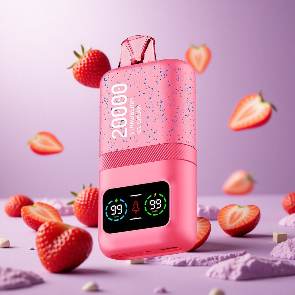 Strawberry Ice Cream Aivono Aim Magic 20000 Puffs Dual Mesh Coils vape suppliers South Africa