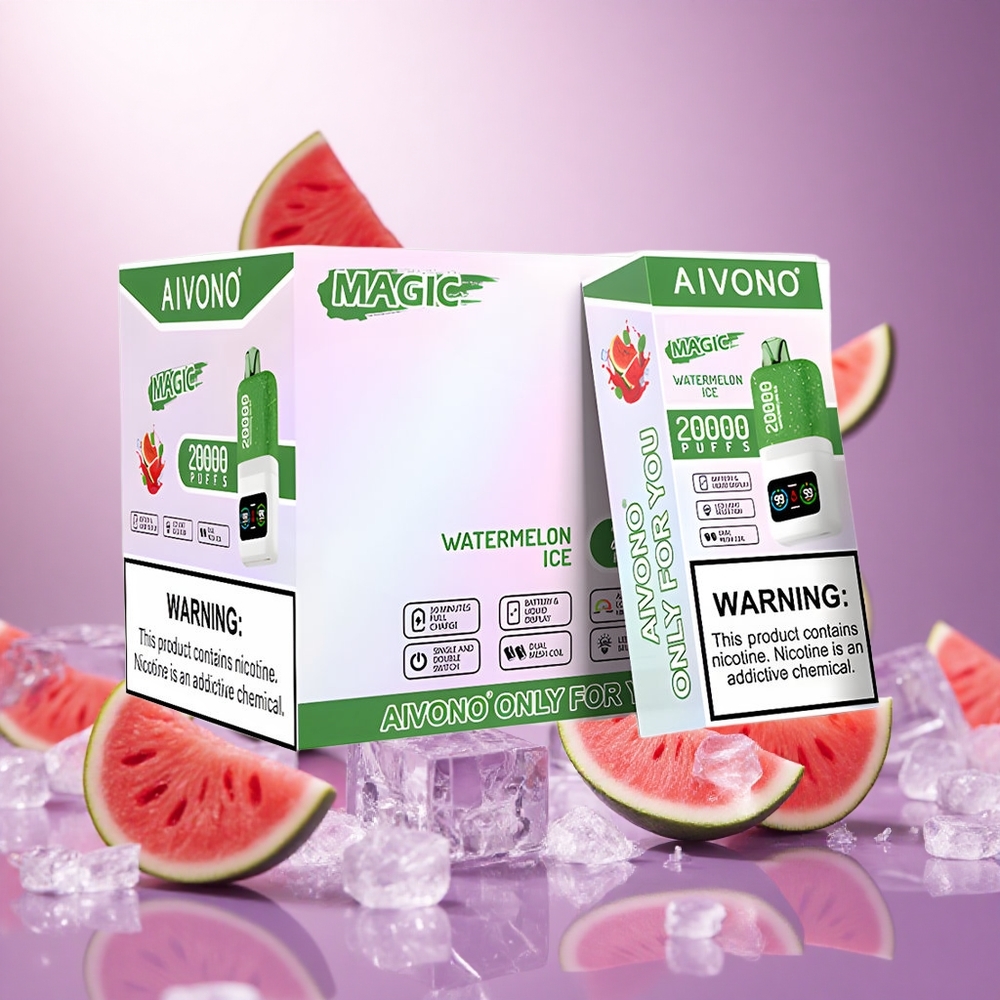 Watermelon Ice Aivono Aim Magic 20000 Puffs Dual Mesh LCD vape suppliers South Africa