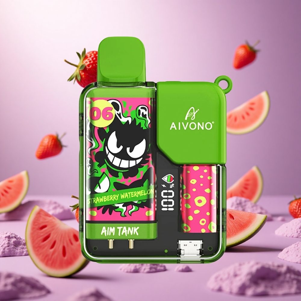 Strawberry Watermelon Aivono AIM-TANK 9500 Puffs 18ml E-liquid vape suppliers South Africa