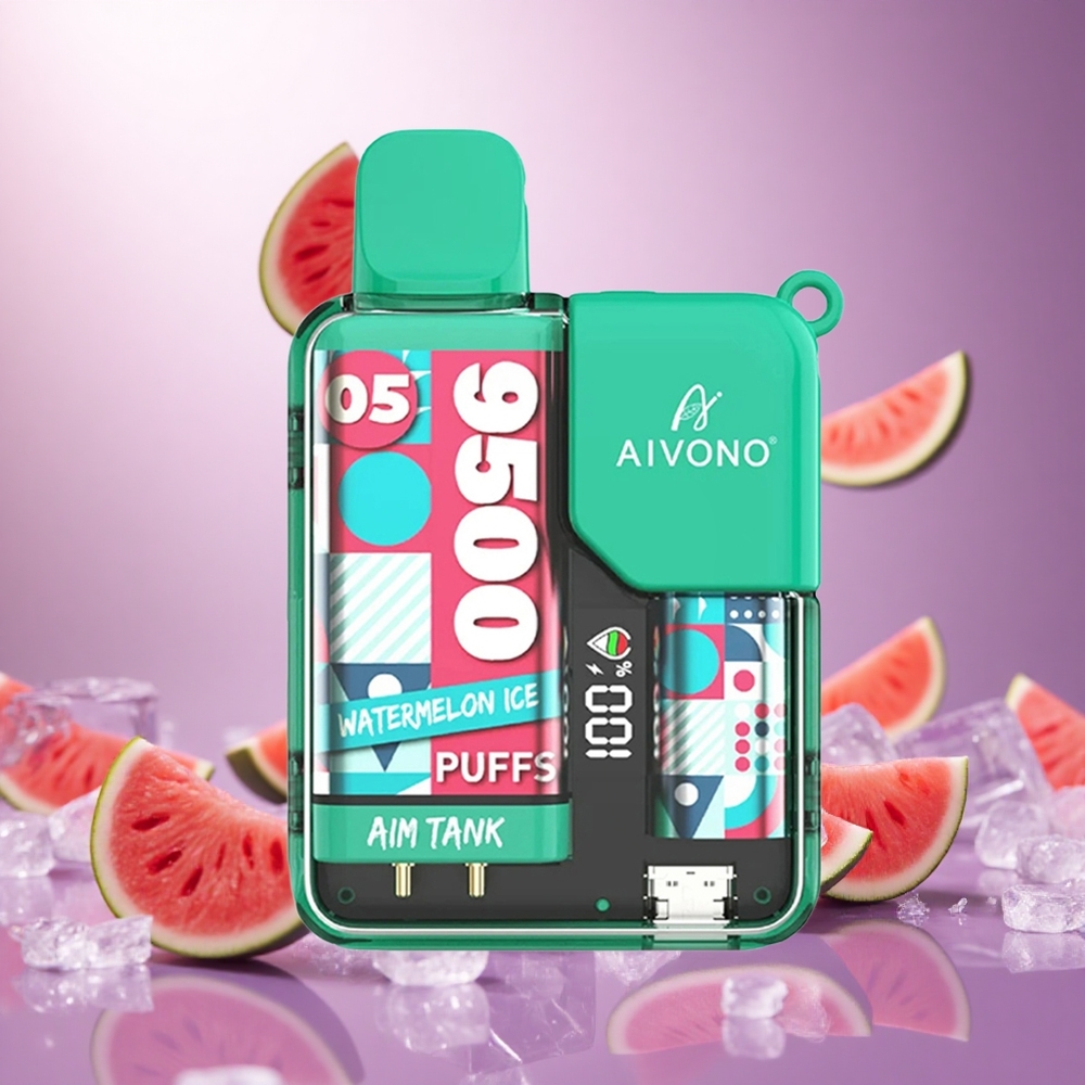 Watermelon Ice Aivono AIM-TANK 9500 Puffs 18ml E-liquid vape suppliers South Africa