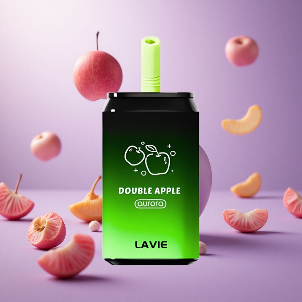 Double Apple LAVIE Aurora 11000 Puffs 22ML Disposable Vape vape suppliers South Africa