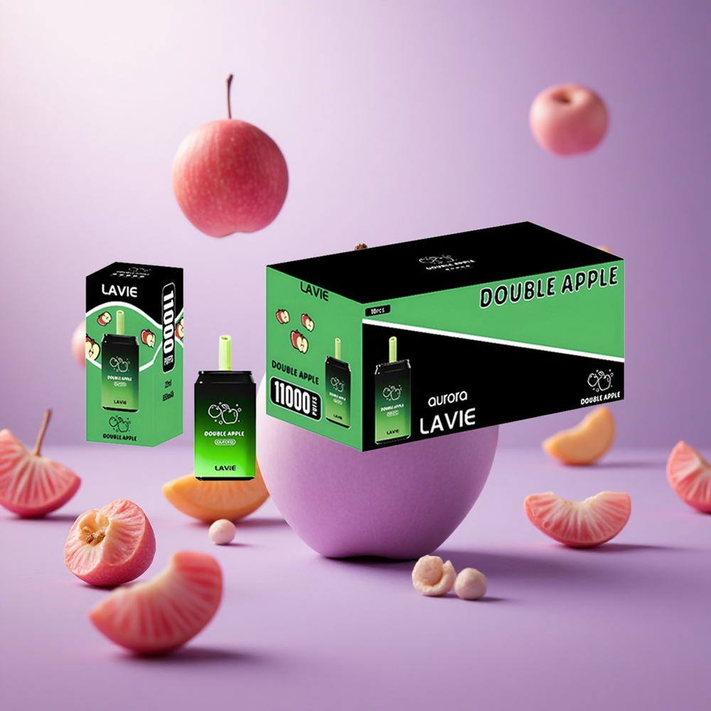 Double Apple LAVIE Aurora 11000 Puffs 22ML Disposable Vape vape suppliers South Africa