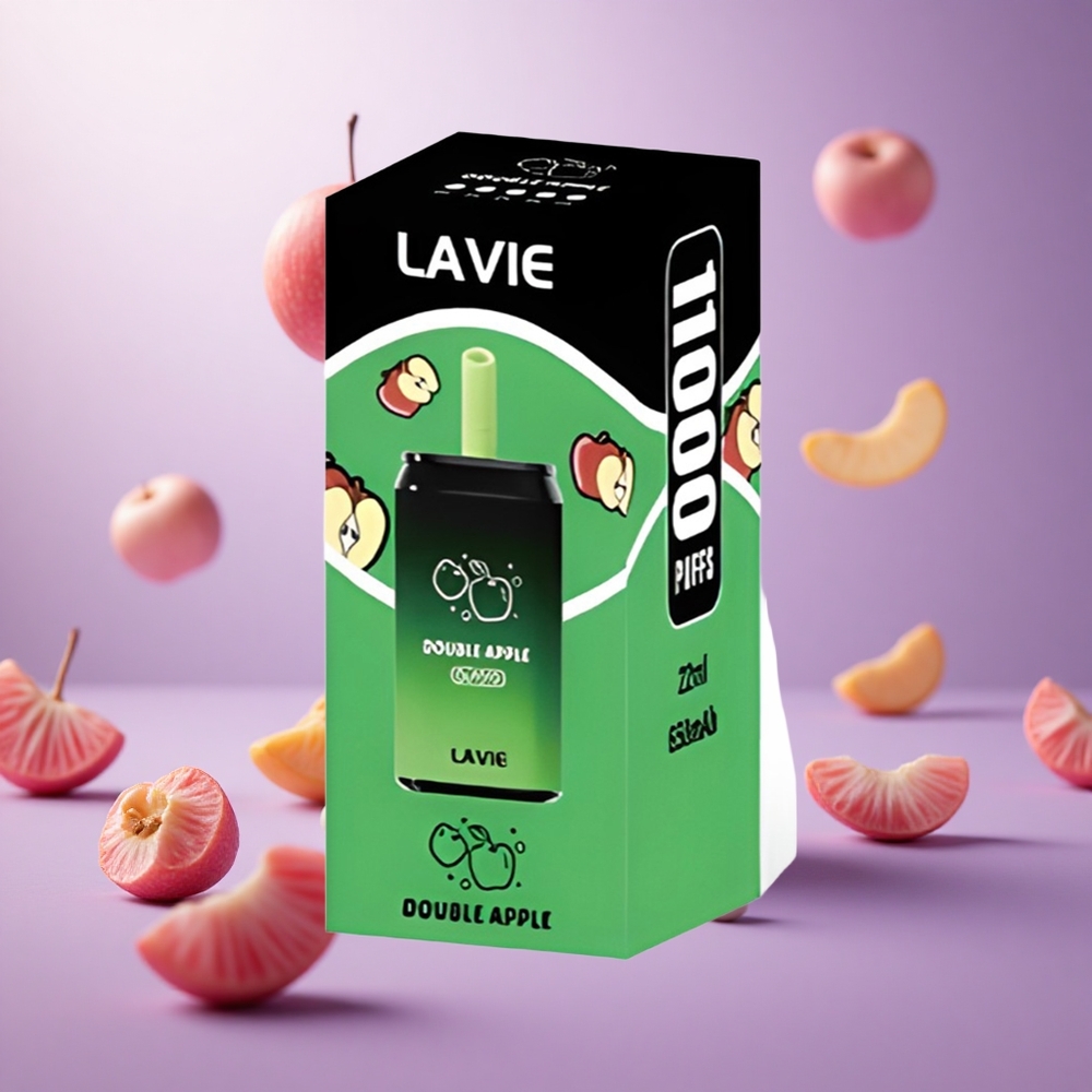 Double Apple LAVIE Aurora 11000 Puffs 22ML Disposable Vape vape suppliers South Africa