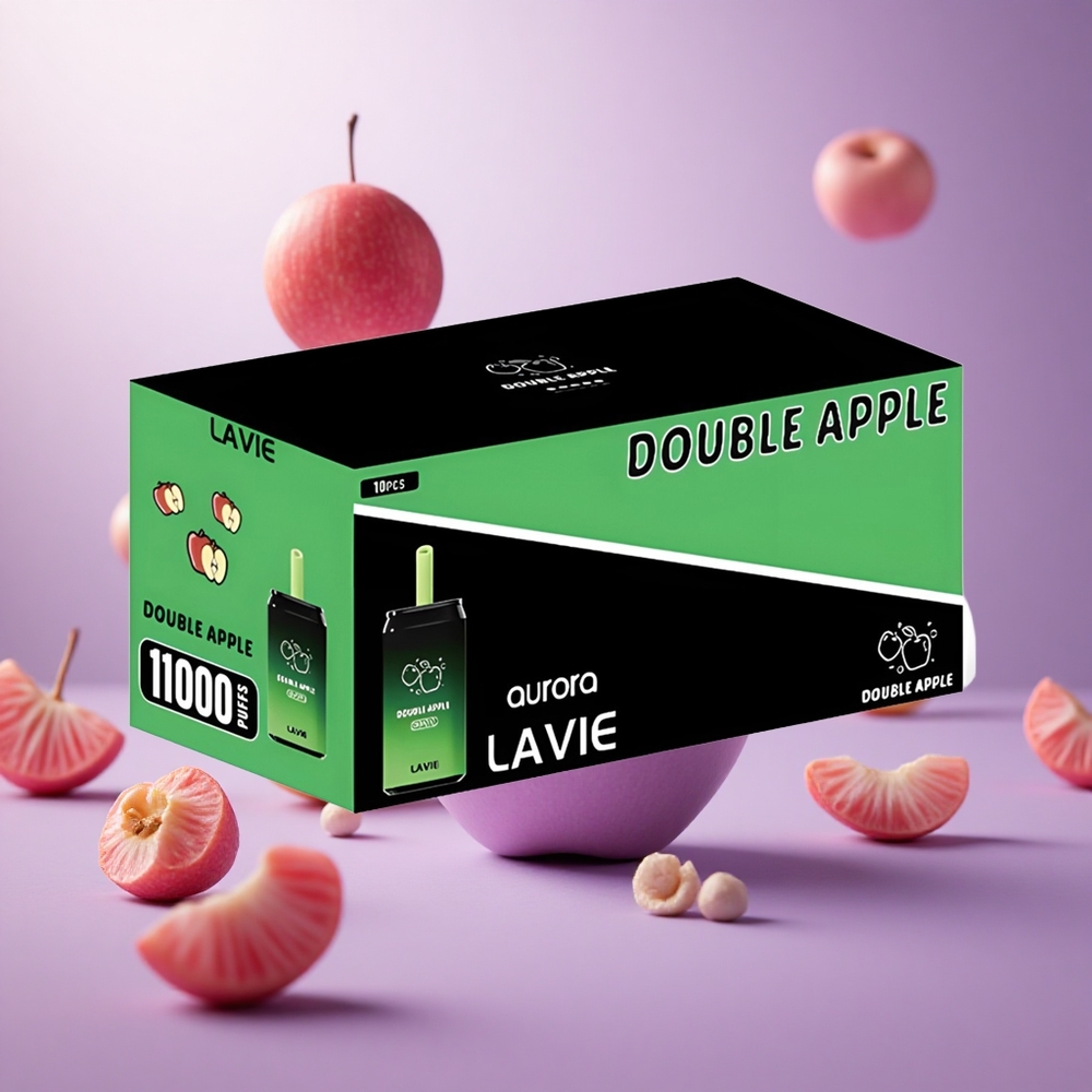 Double Apple LAVIE Aurora 11000 Puffs 22ML Disposable Vape vape suppliers South Africa