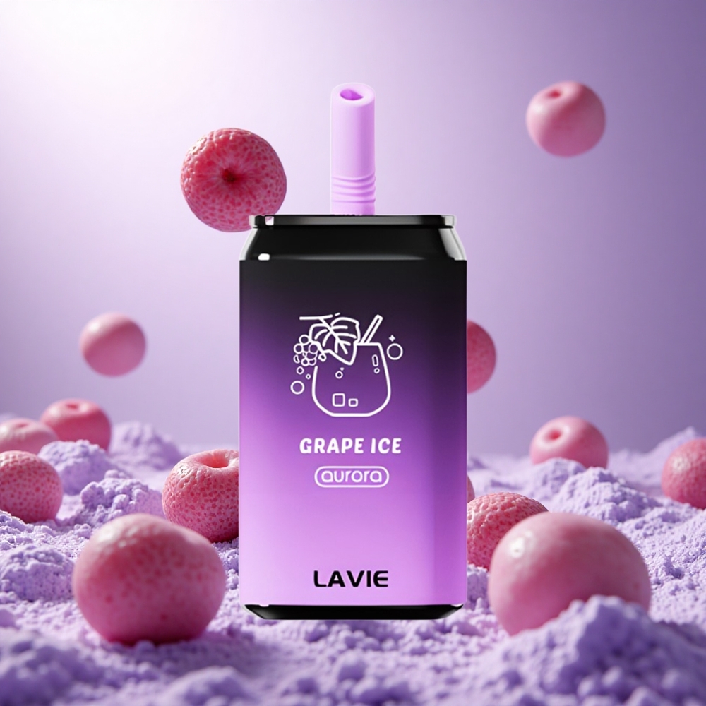 Grape Ice LAVIE Aurora 11000 Puffs 22ML Disposable Vape vape suppliers South Africa