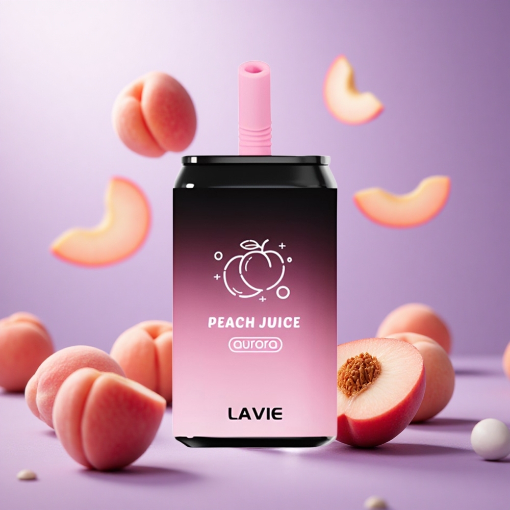 Peach Juice LAVIE Aurora 11000 Puffs 22ML Disposable Vape vape suppliers South Africa