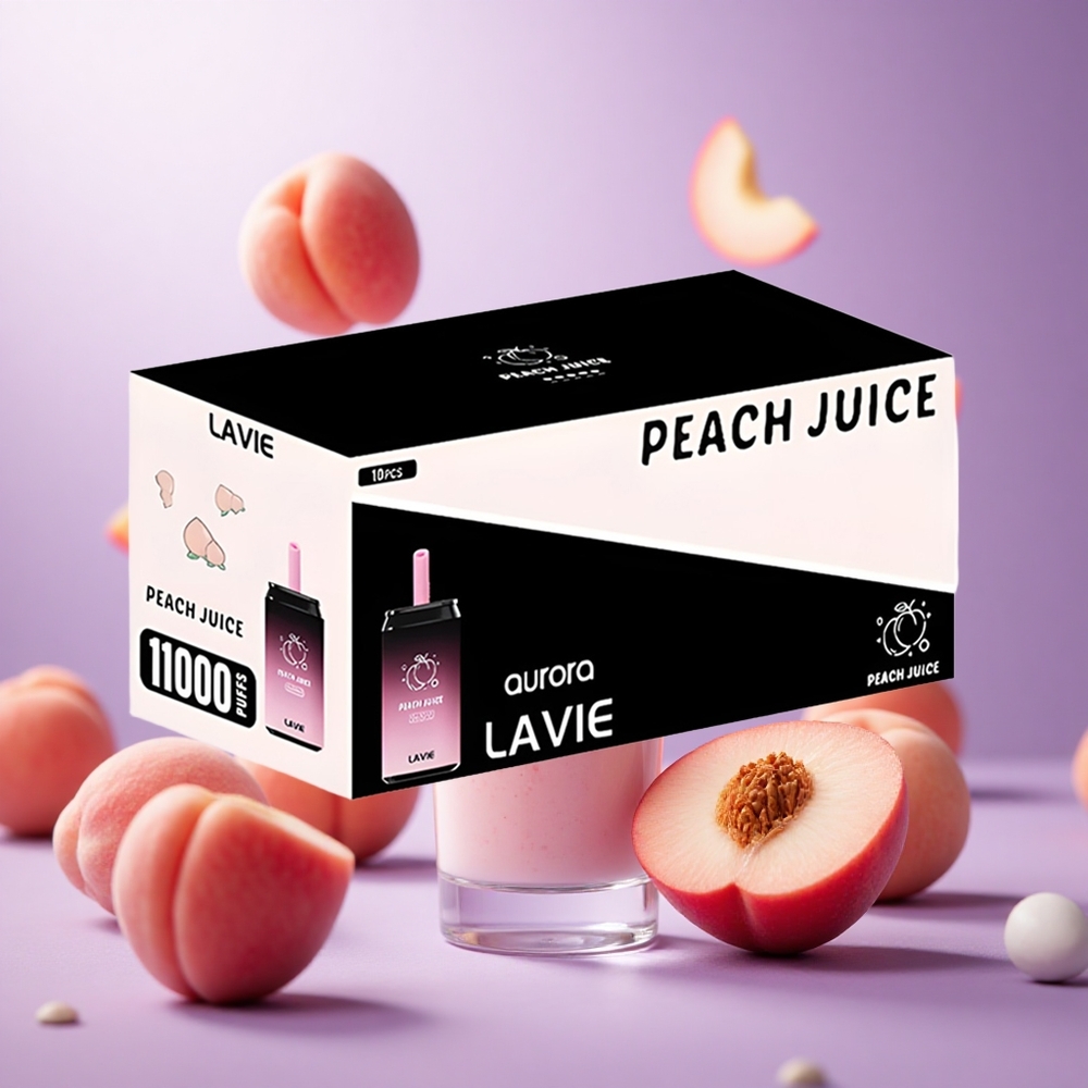 Peach Juice LAVIE Aurora 11000 Puffs 22ML Disposable Vape vape suppliers South Africa
