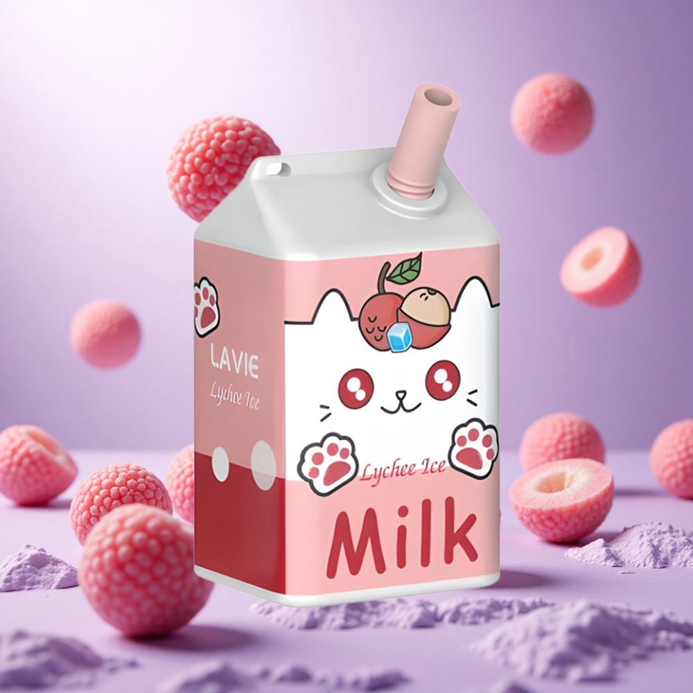 Lychee Ice LAVIE Milk 7000 Puffs Disposable Vape 16ML Type C vape suppliers South Africa