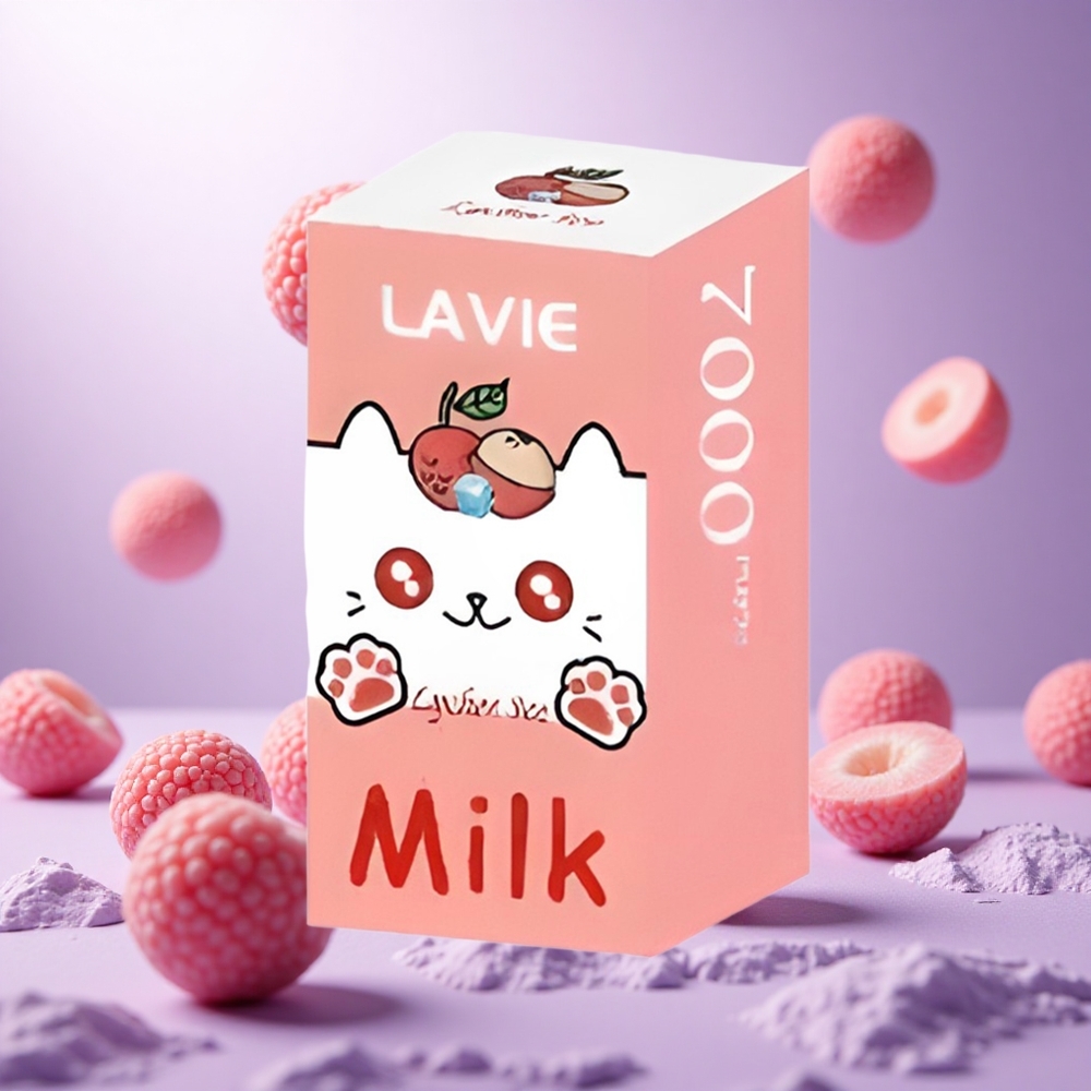 Lychee Ice LAVIE Milk 7000 Puffs Disposable Vape 16ML Type C vape suppliers South Africa