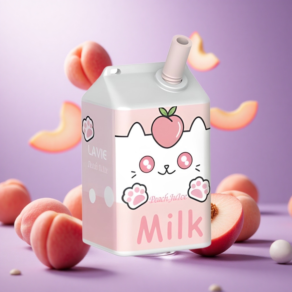 Peach Juice LAVIE Milk 7000 Puffs 16ML vape suppliers South Africa
