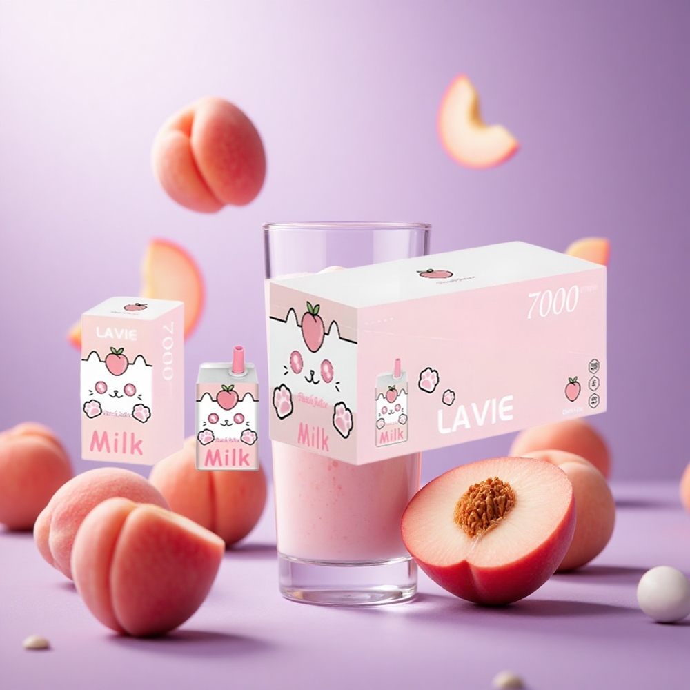 Peach Juice LAVIE Milk 7000 Puffs 16ML vape suppliers South Africa