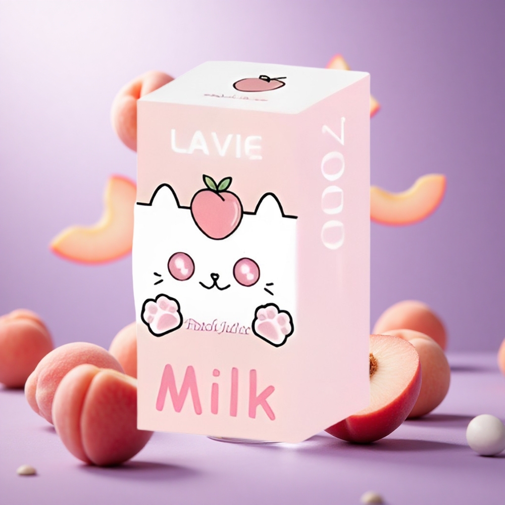 Peach Juice LAVIE Milk 7000 Puffs 16ML vape suppliers South Africa