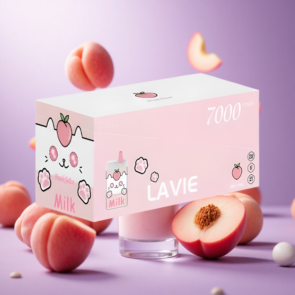 Peach Juice LAVIE Milk 7000 Puffs 16ML vape suppliers South Africa