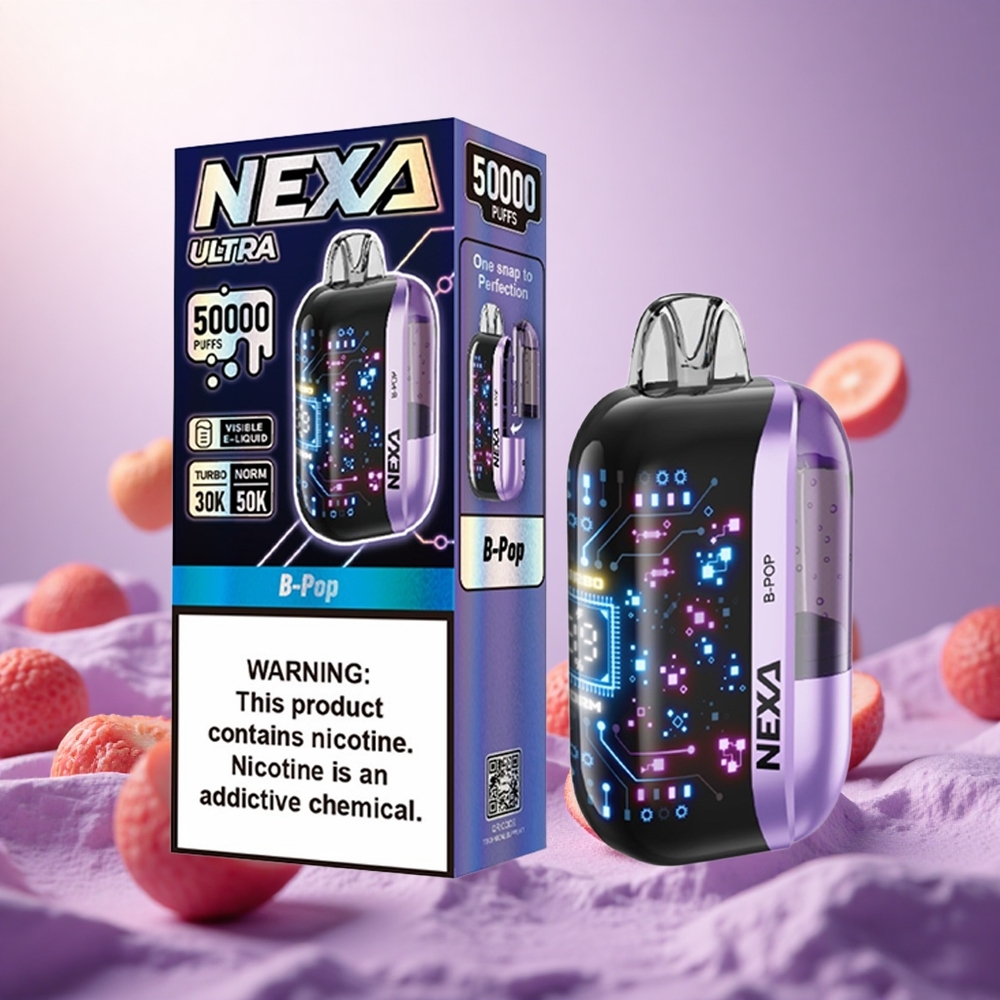 B-Pop NEXA Ultra 50000 Puffs 20ml 5% vape suppliers South Africa