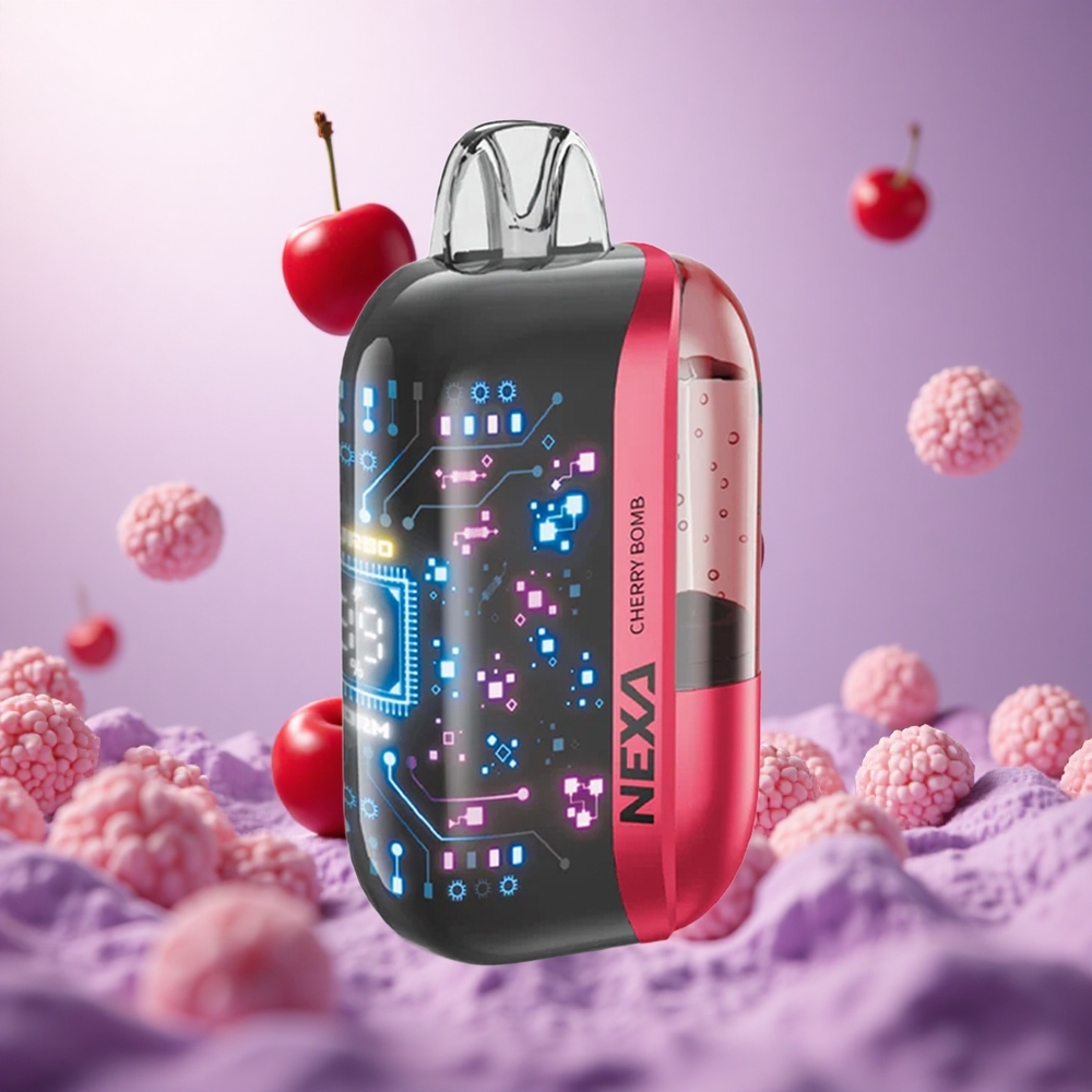 Cherry Bomp NEXA Ultra 50000 Puffs 20ml 5% Nicotine vape suppliers South Africa