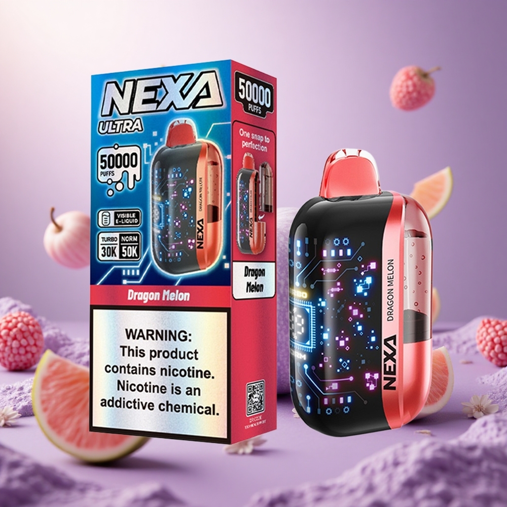 Dragon Melon NEXA Ultra 50000 Puffs 20ml Prefilled Display Screen vape suppliers South Africa