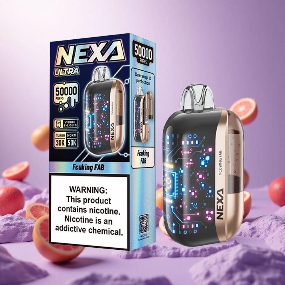 Fcuking Fab NEXA Ultra 50000 Puffs 20ml 5% Nicotine vape suppliers South Africa