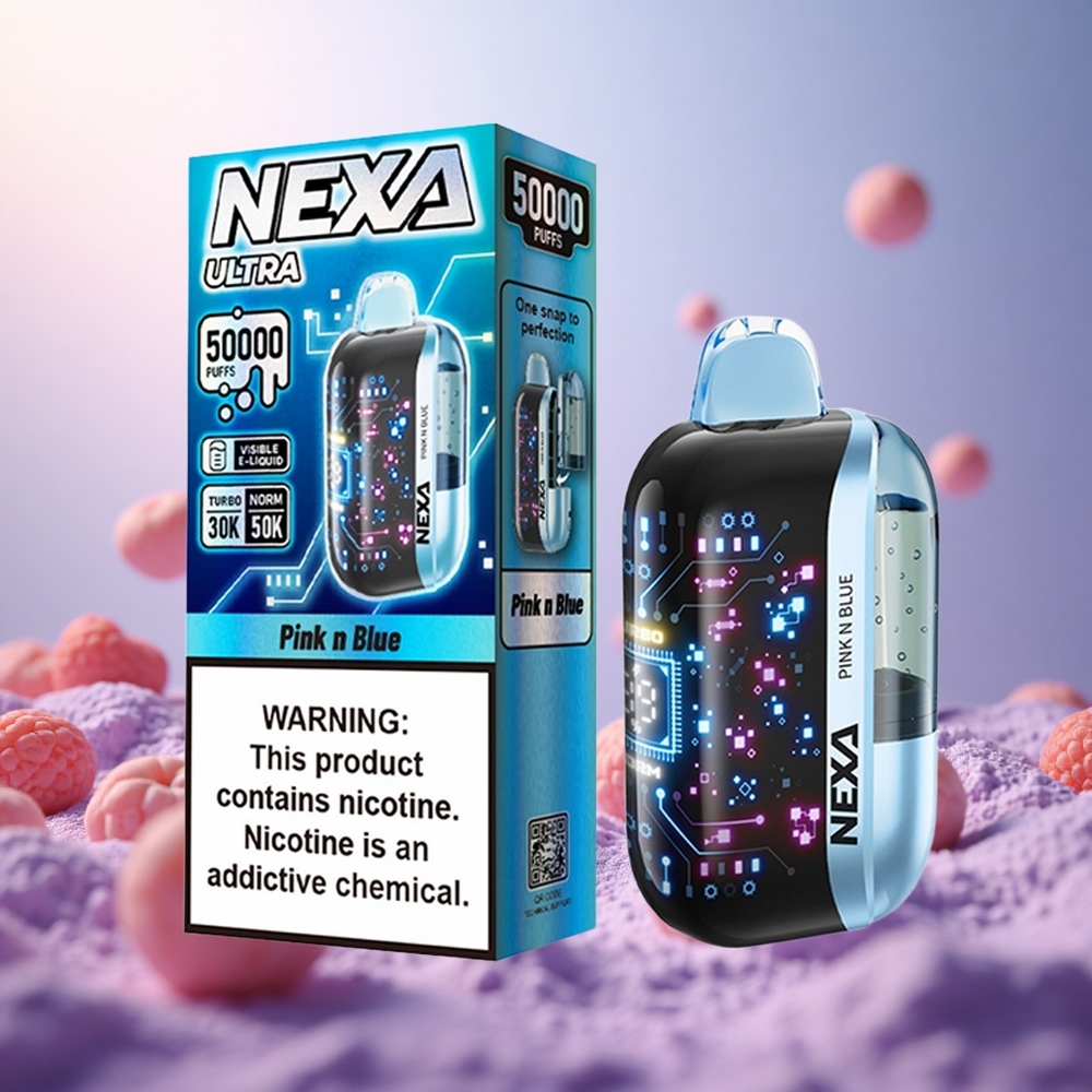 Pink N Blue NEXA Ultra 50000 Puffs 20ml 5% Nicotine vape suppliers South Africa