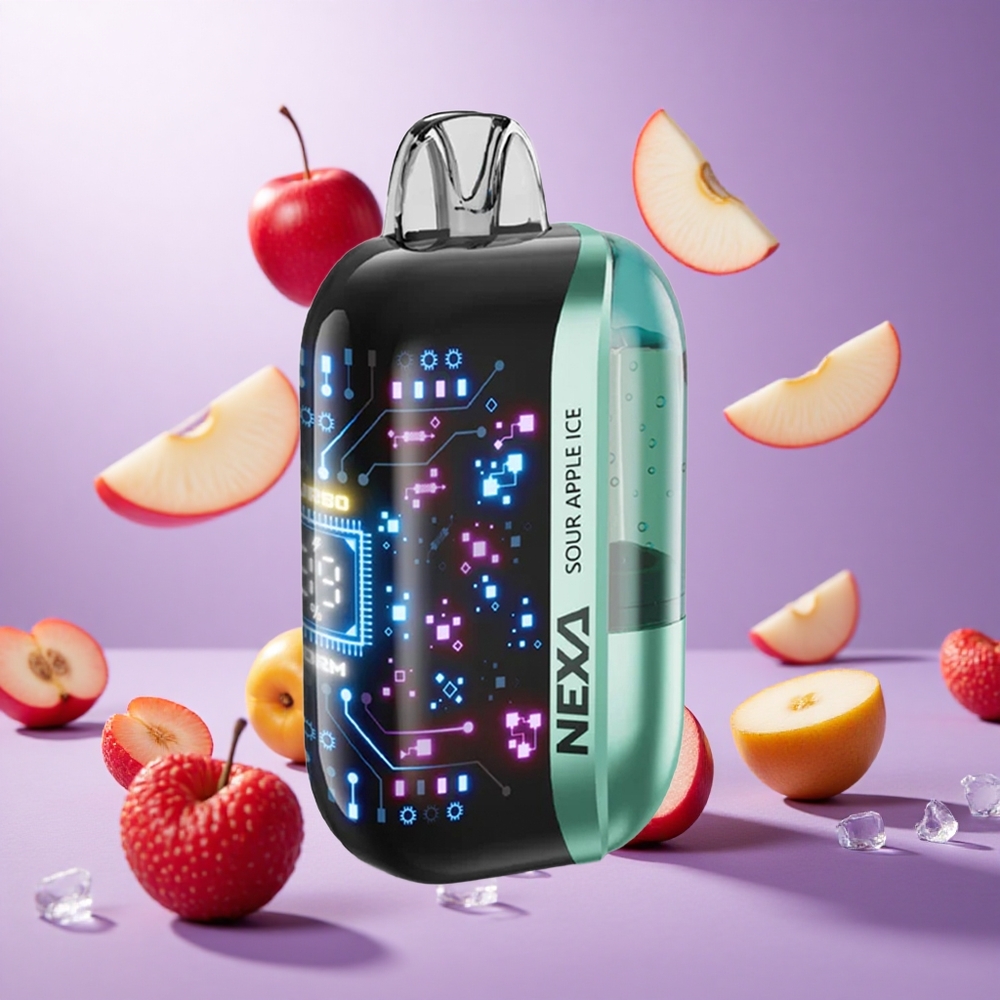Sour Apple Ice NEXA Ultra 50000 Puffs 20ml Prefilled vape suppliers South Africa