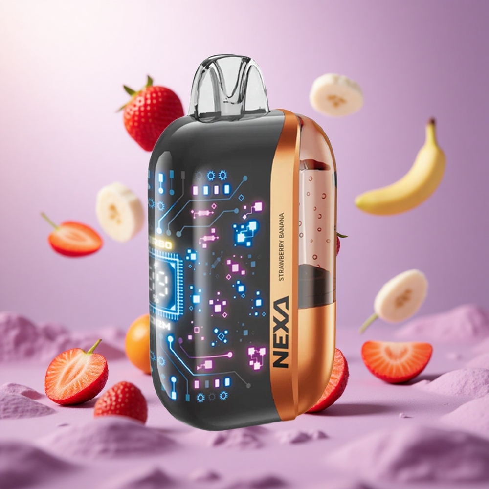 Strawberry Banana NEXA Ultra 50000 Puffs 20ml vape suppliers South Africa