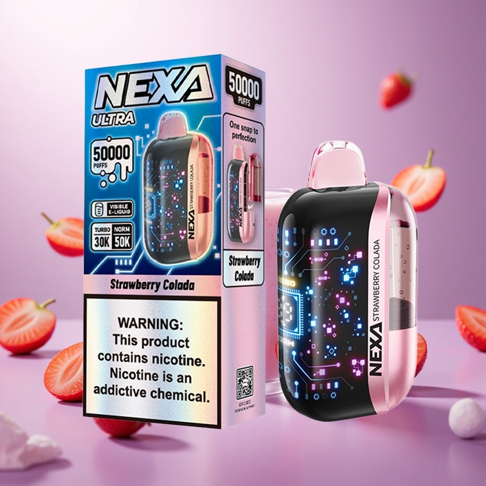 Strawberry Colada NEXA Ultra 50000 Puffs 20ml Prefilled vape suppliers South Africa