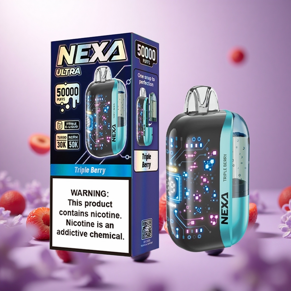 Triple Berry NEXA Ultra 50000 Puffs 20ml vape suppliers South Africa