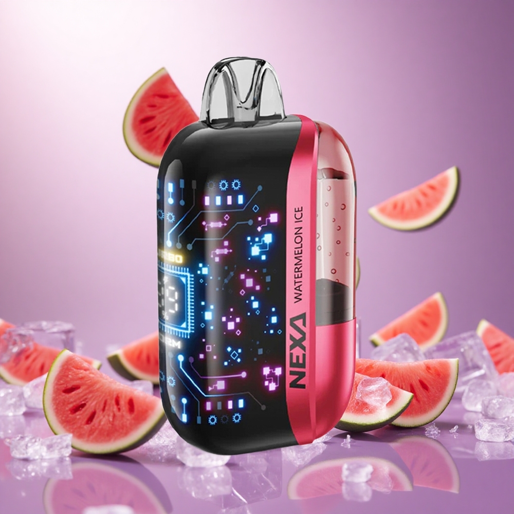 Watermelon Ice NEXA Ultra 50000 Puffs 20ml Prefilled Capacity vape suppliers South Africa