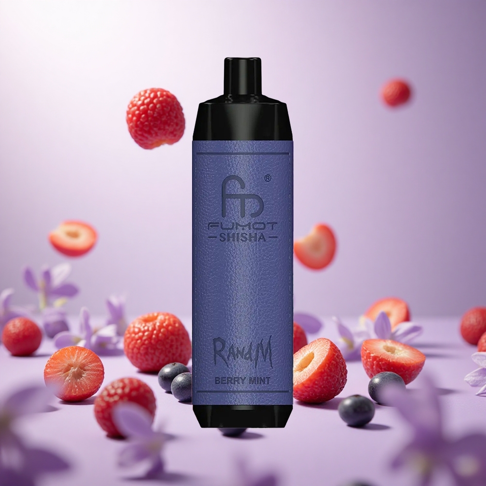 Berry Mint RandM Fumot Shisha 10000 Puffs 18ml e-liquid vape suppliers South Africa