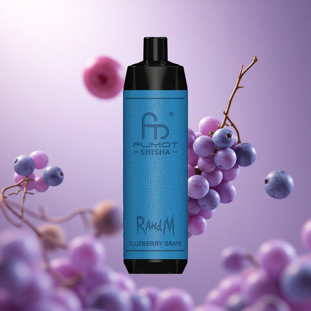 Blueberry Grape RandM Fumot Shisha 10000 Puffs 18ml Prefilled Vape suppliers South Africa