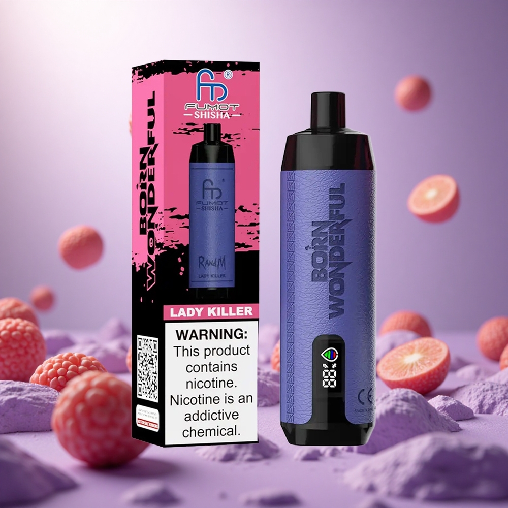 Lady Killer RandM Fumot Shisha 10000 Puffs Disposable Vape with 18ml Prefilled e-liquid vape suppliers South Africa